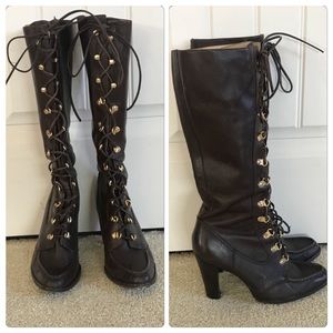LAST CHANCE Michael Kors Brown Leather Boots
